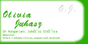olivia juhasz business card